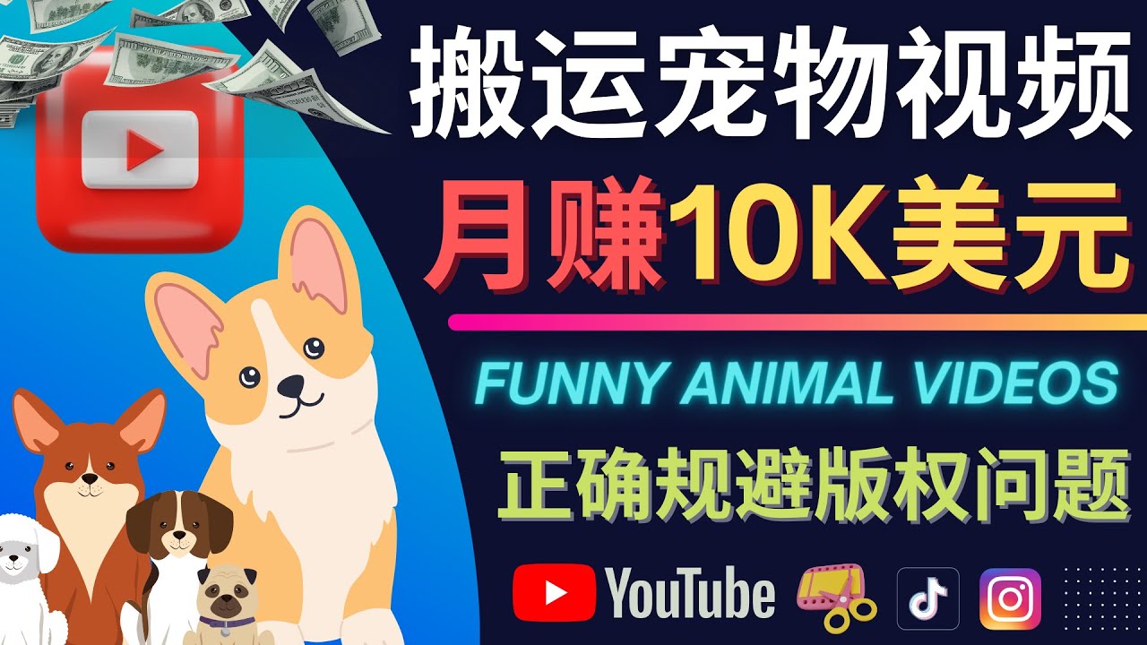 搬运TIKTOK视频到YouTube，并进行二次创作，月赚1万美元以上网创吧-网创项目资源站-副业项目-创业项目-搞钱项目网创吧